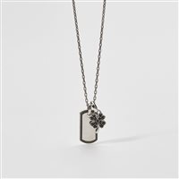 Collana Mabina Uomo Buon Per Te in Argento Zircone 553473 - 553473